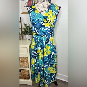 Brand New-Lands’ End Tropical Print Dress
